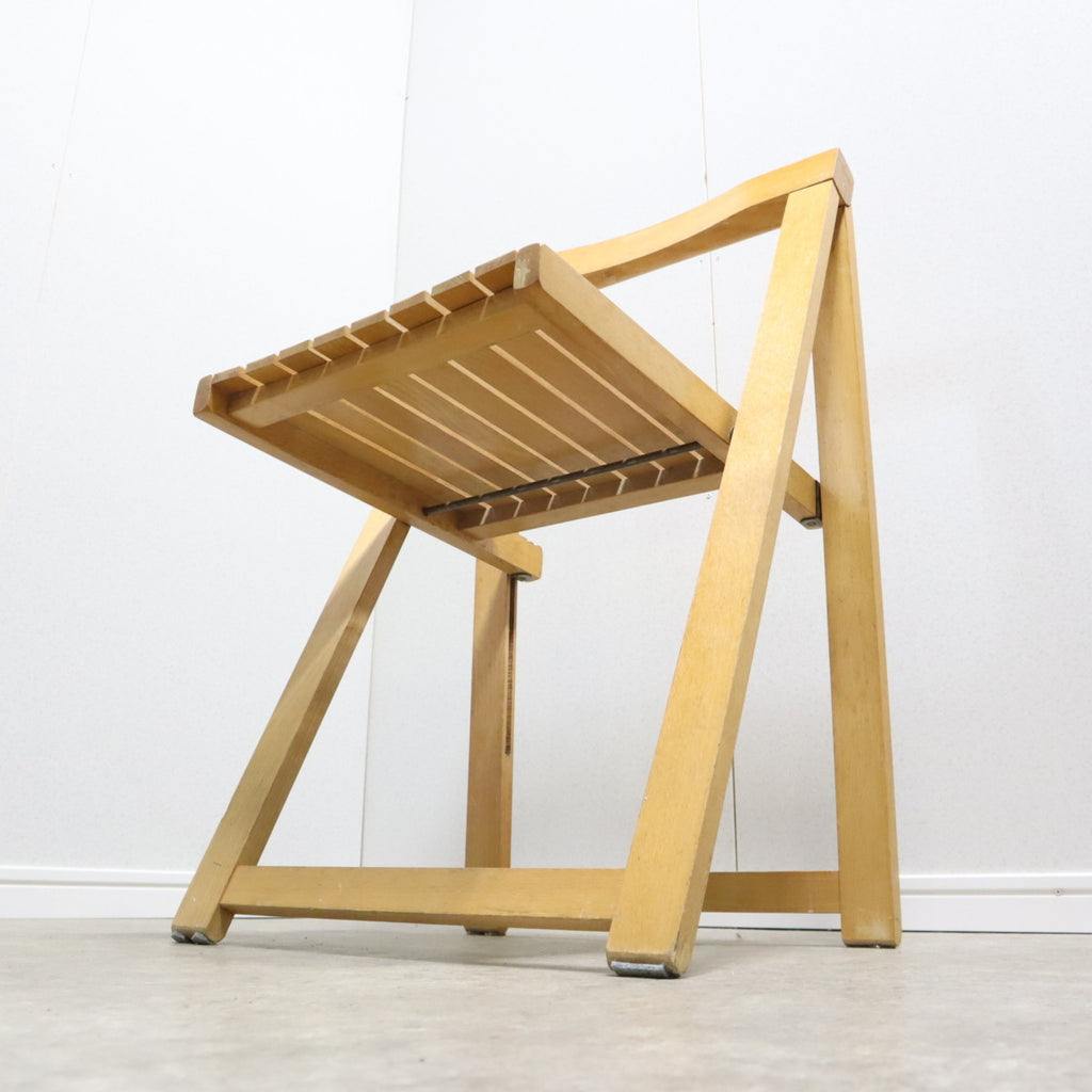 フォールディングチェア 木製 折りたたみ椅子 ヴィンテージ No.1【12D2112021】