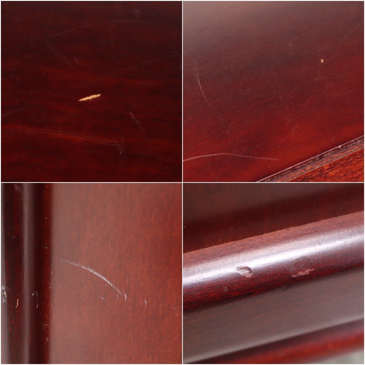 karimoku カリモク オールドカリモク 電話台 赤 サイドテーブル