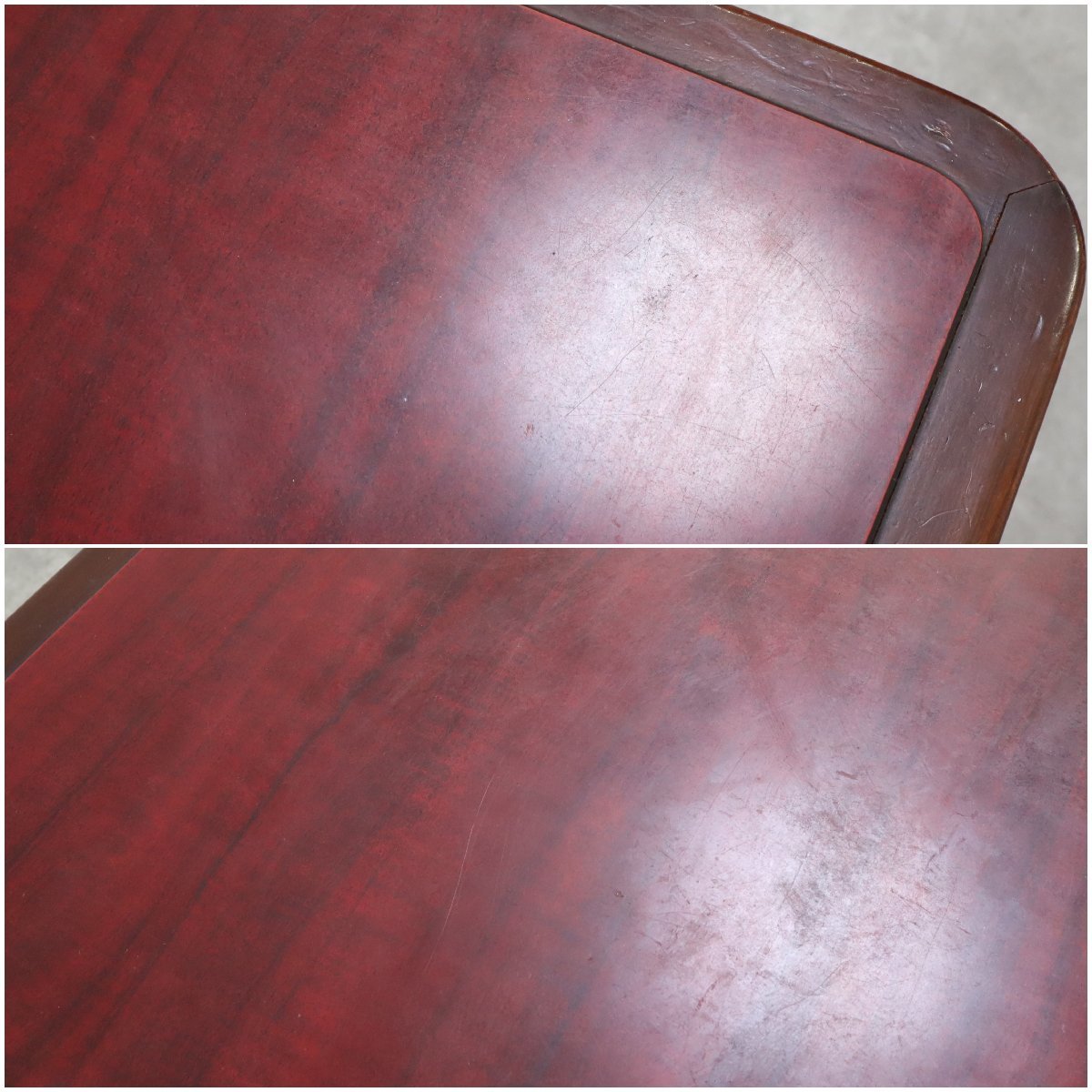 カフェテーブル 昭和レトロ 喫茶店テーブル 丸脚 メッキ 純喫茶