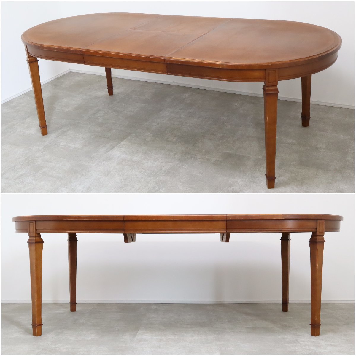 マルニ木工 ダイニングテーブル 地中海シリーズ エクステンション