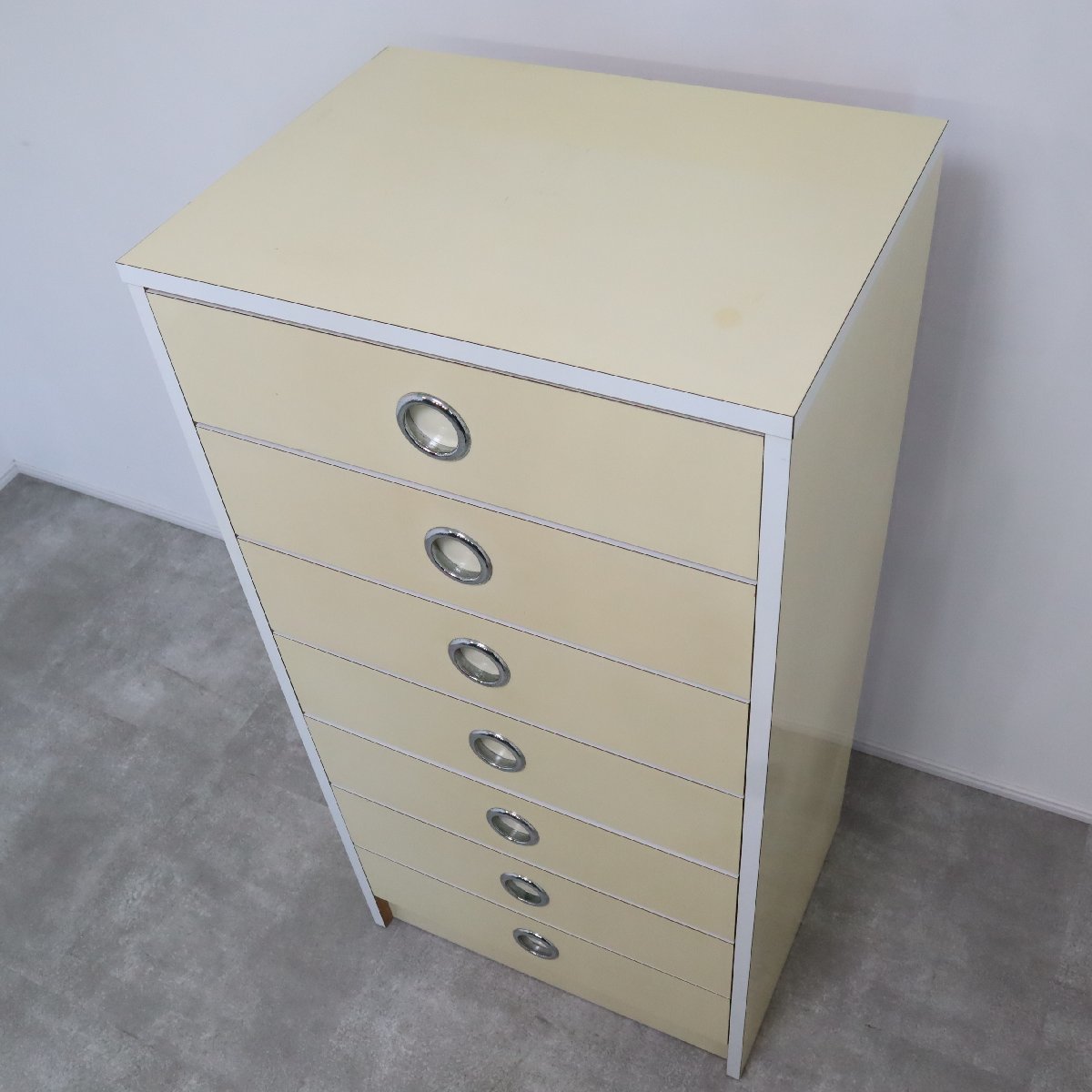 チェスト 昭和レトロ タンス レトロポップ 引き出し収納 スリム