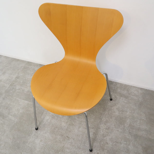 Fritz Hansen/フリッツ・ハンセン セブンチェア クロームレッグ 正規品 椅子 ナチュラルウッド No.2【08B2207059】