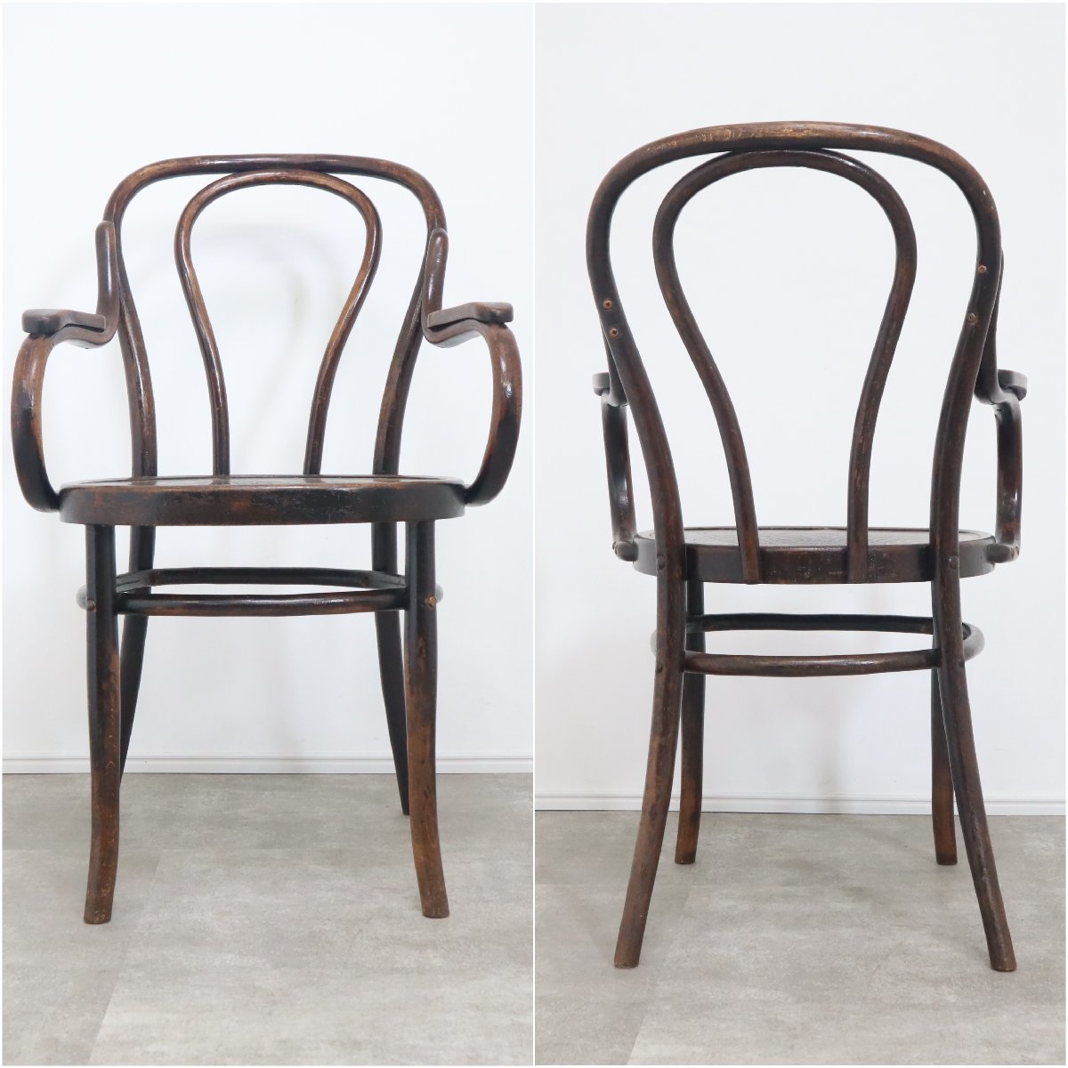 希少♡ Mundus J&J.Kohn ベントウッドチェア木製椅子曲木