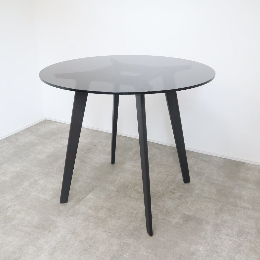 アルフレックス 円形テーブル 黒 - センターテーブル