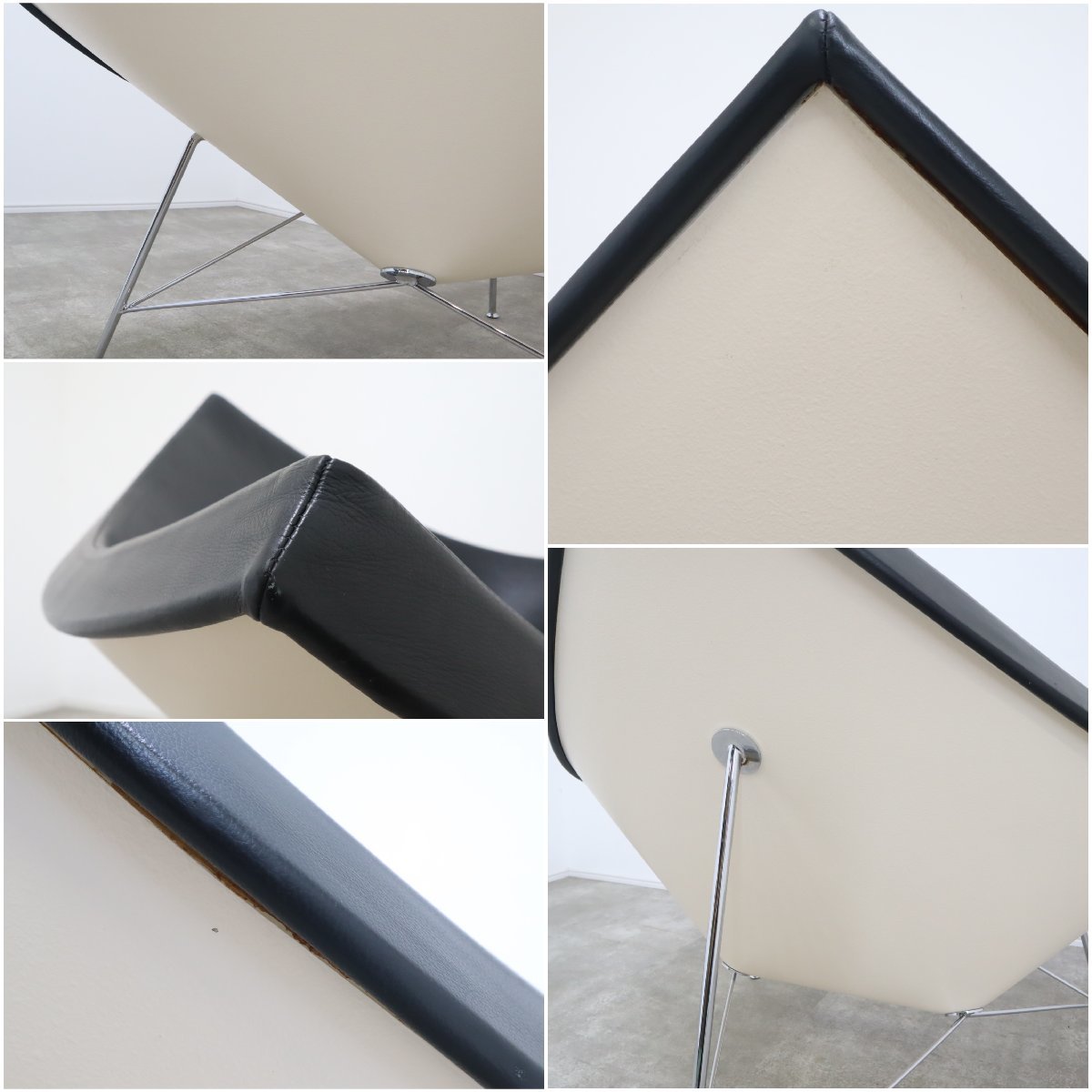 Vitra ヴィトラ ココナッツチェア ジョージネルソン 希少 本革 Vitra ヴィトラ ココナッツチェア ジョージネルソン 希少 本革
