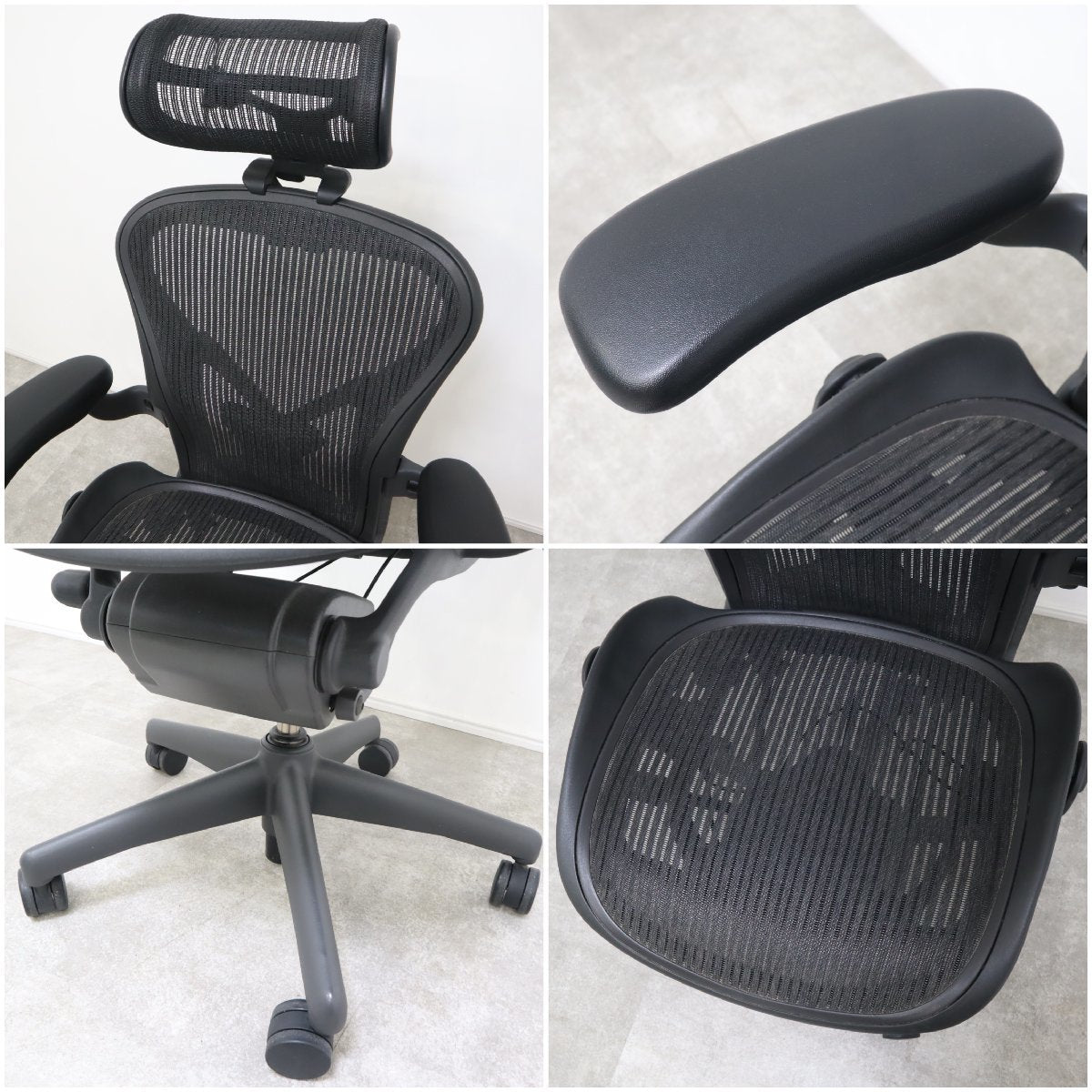 ハーマンミラー アーロンチェア ポスチャーフィットフル装備 Aサイズ