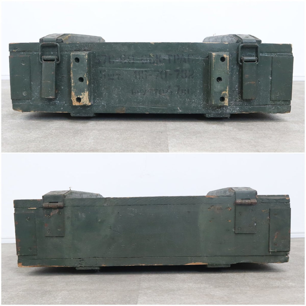 弾薬箱 ミリタリー アンモボックス トランクケース ヴィンテージ 木箱