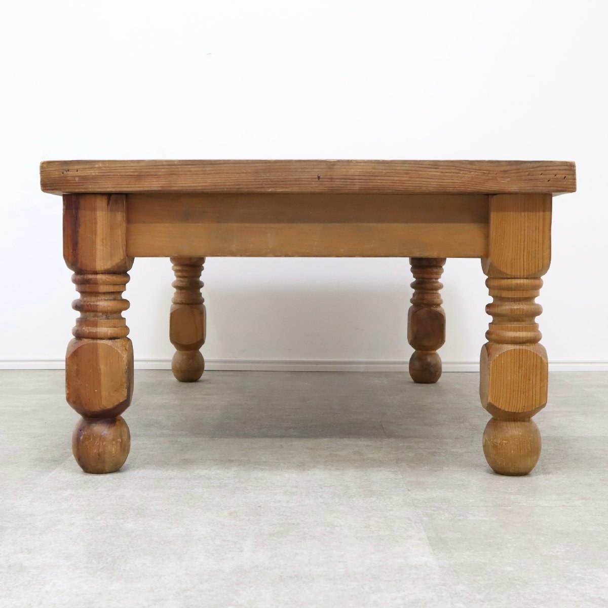 引取限定】メキシコ ローテーブル タイルトップテーブル センター