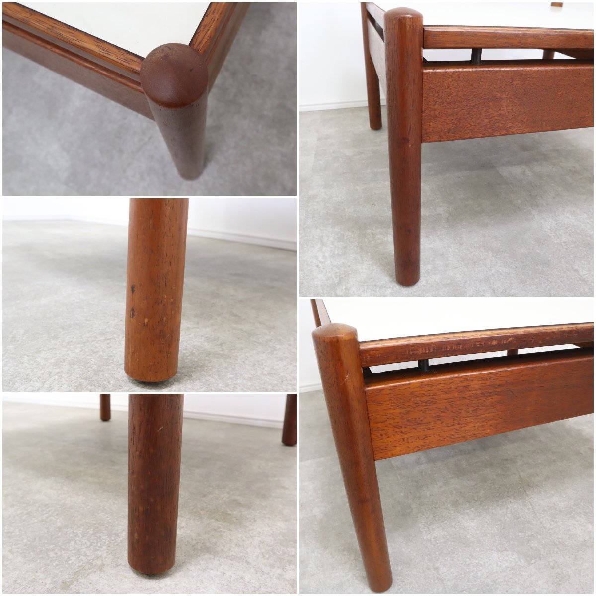 オールドマルニ テーブル ヴィンテージ サイドテーブル センター