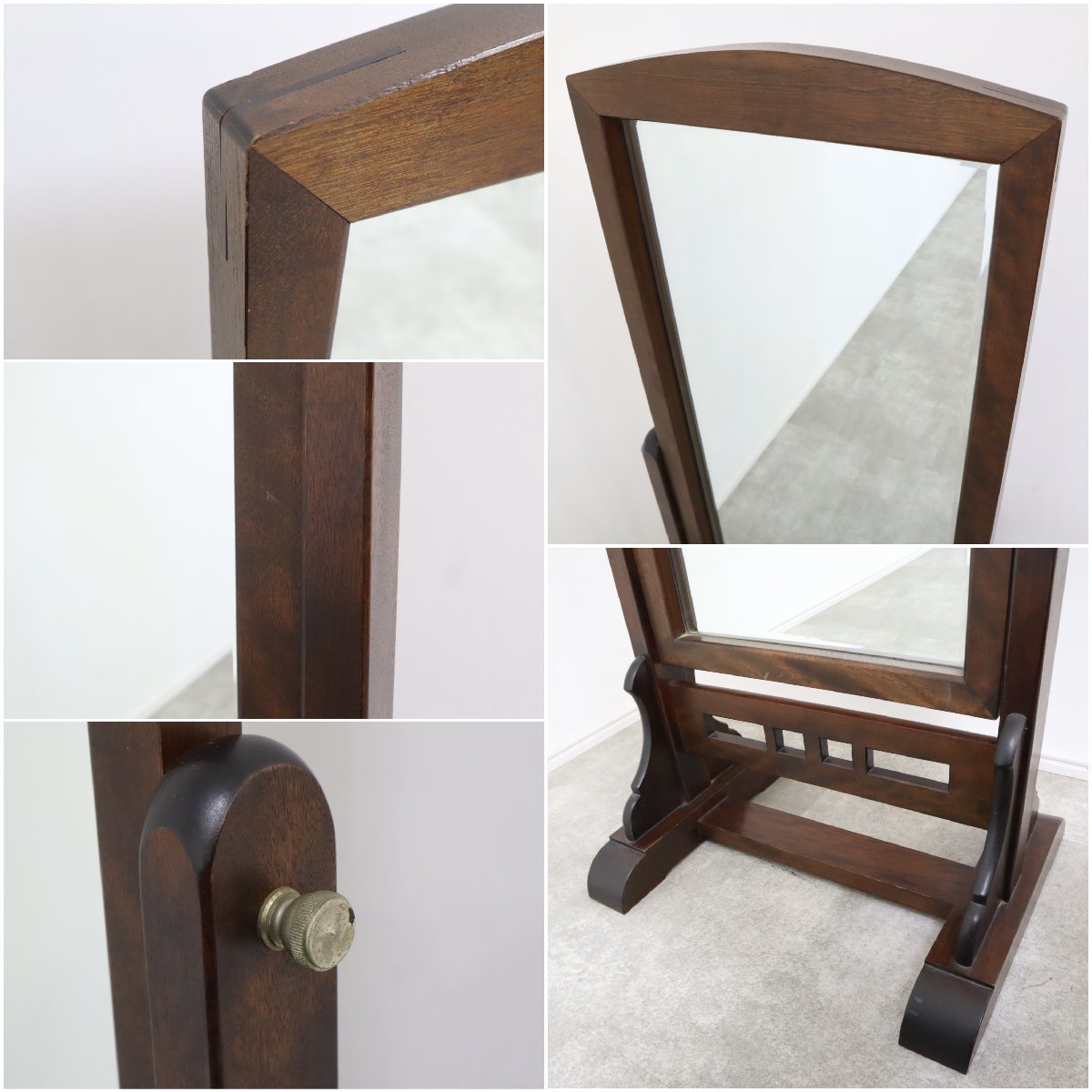 GMHK520○松本民芸家具 姿見 スタンドミラー 全身鏡 ミズメザクラ 民藝 松本民芸家具 スタンドミラー 姿見 ミズメザクラ 全身鏡 和