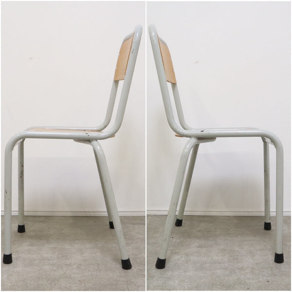 ヴィンテージ スクールチェア 学校の椅子 フランス インダストリアル 椅子 デスクチェア