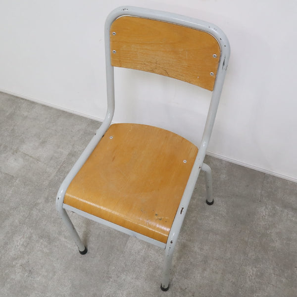 ヴィンテージ スクールチェア 学校の椅子 フランス インダストリアル 椅子 デスクチェア
