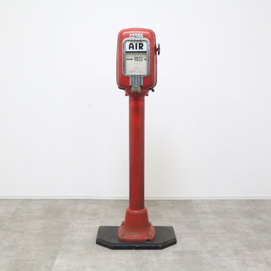 引取限定】ヴィンテージ エアタワー Air Meter ガソリンスタンド 空気 