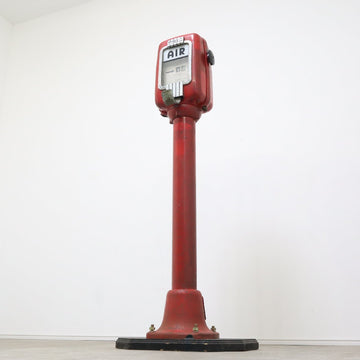 引取限定】ヴィンテージ エアタワー Air Meter ガソリンスタンド 空気 