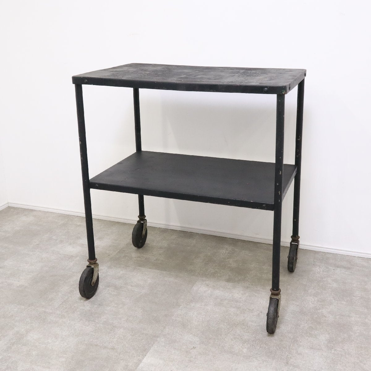 古道具）２段キャビネット　珍しい黒系色 クロキキャビネット｜収納家具｜CRUSH CRASH PROJECT(クラッシュ
