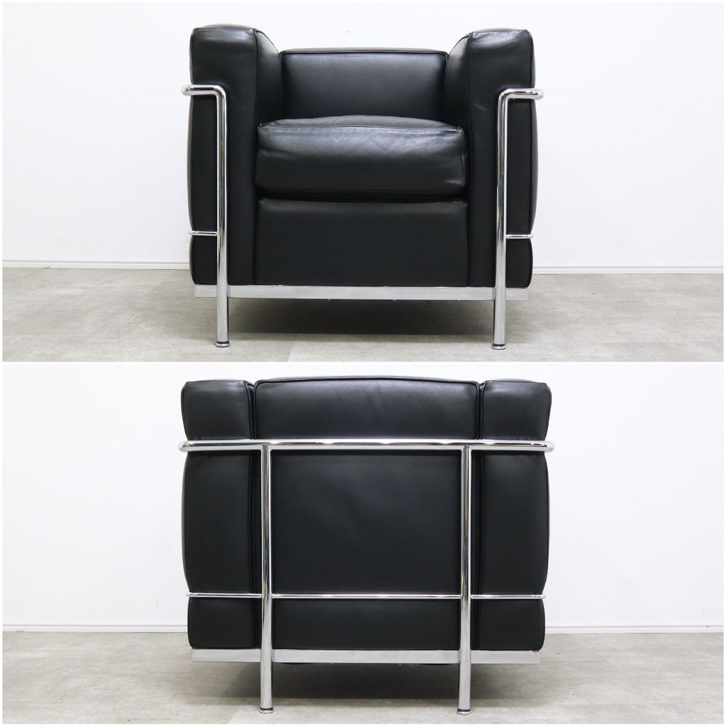 美品】正規品 Cassina カッシーナ LC2 1人掛けソファ ル・コルビュジエ