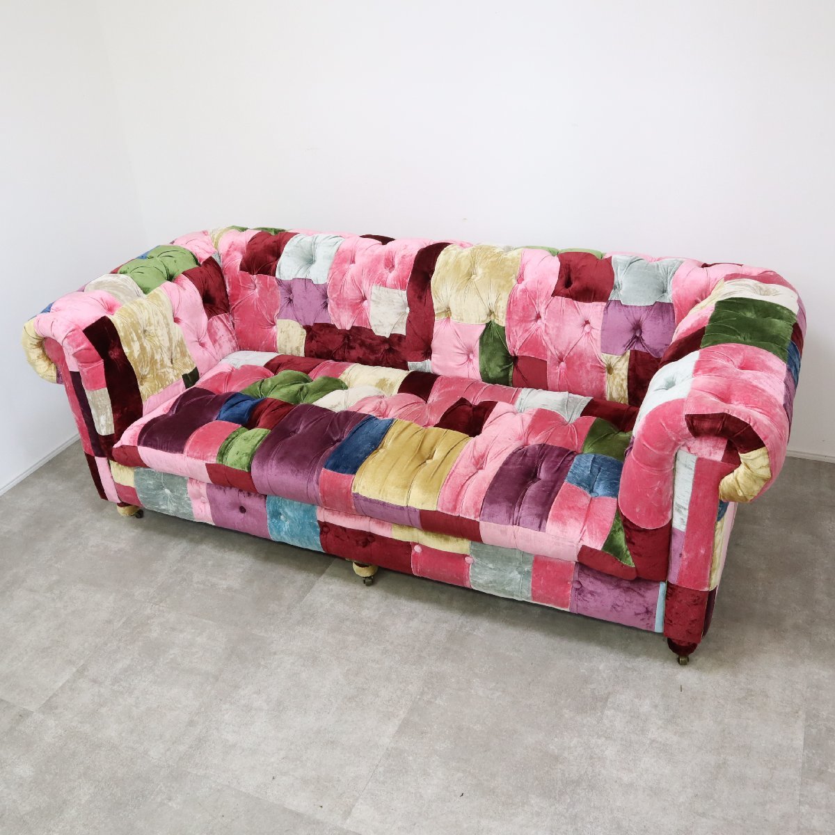 HALO ベンジントンソファ 2人掛け パッチワーク 家具 W066 パッチワークソファ 2人掛け ベンジントン｜HALO BENSINGTON SOFA