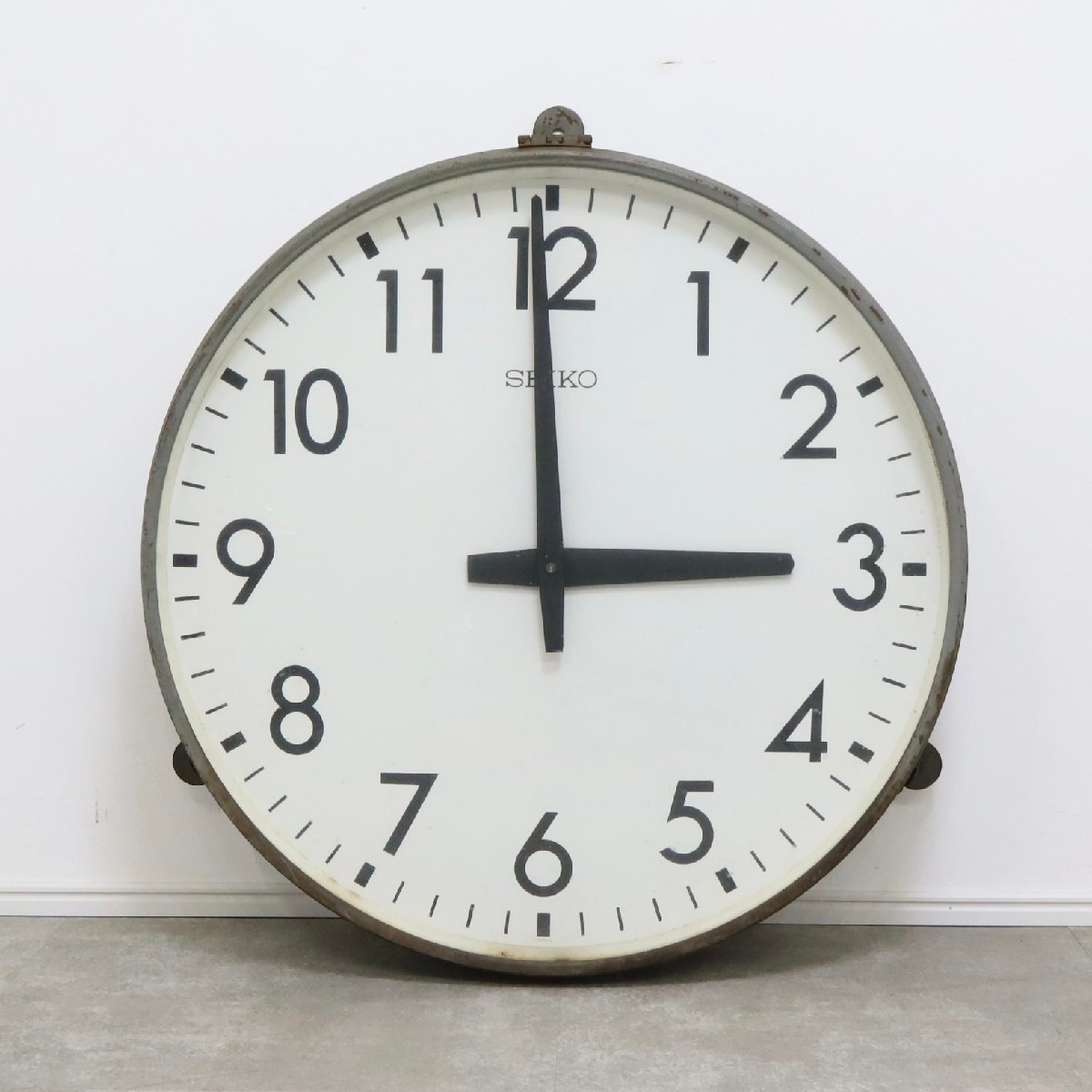 直径約70cm！学校にあった？？SEIKO 大型壁掛け時計【12E2212031