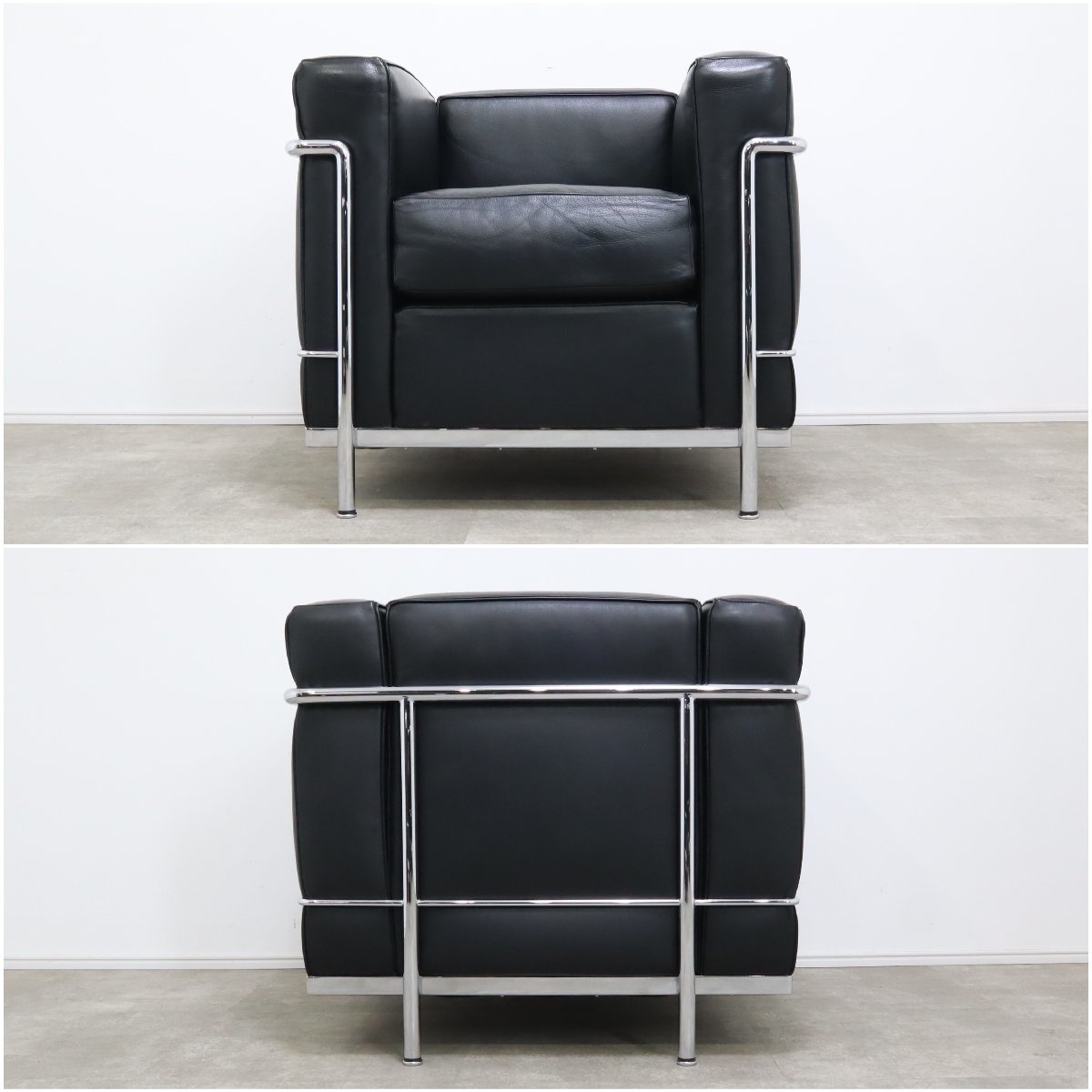 美品】正規品 Cassina カッシーナ LC2 1人掛けソファ ル・コルビュジエ