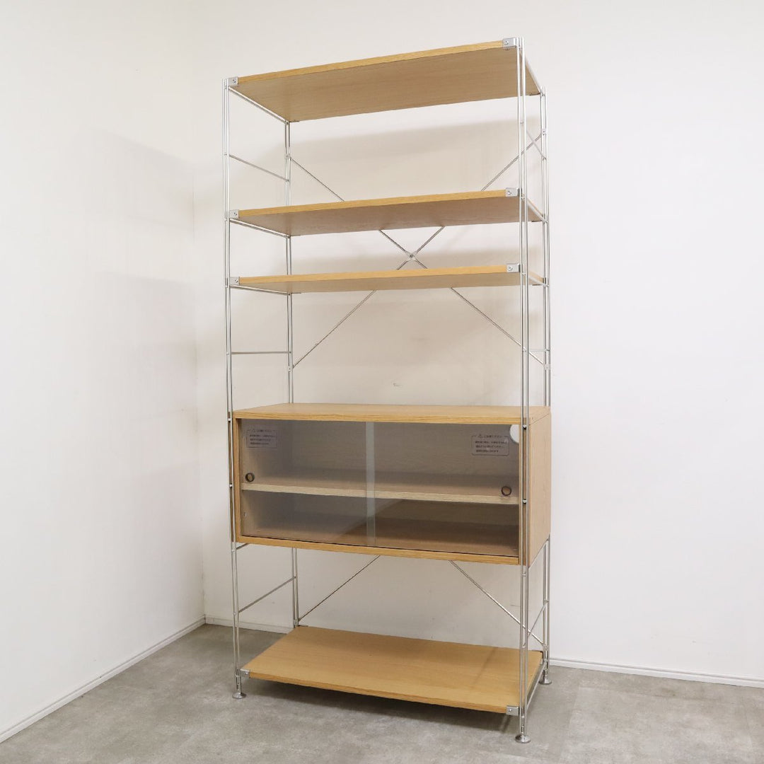 無印良品/MUJI オーク材使用のオープンカップボードセット – バナル 