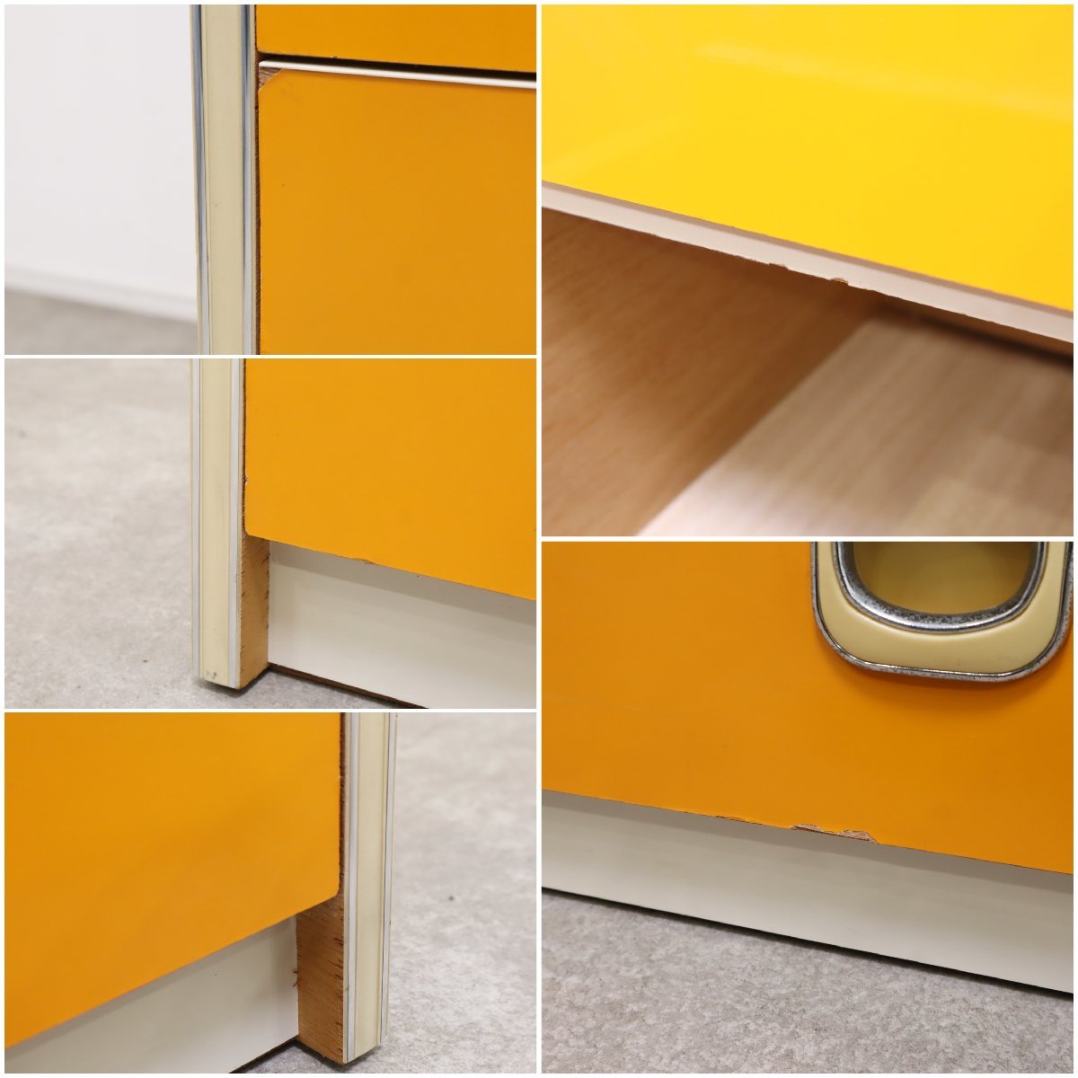 ビビットオレンジ際立つレトロポップチェスト – バナル