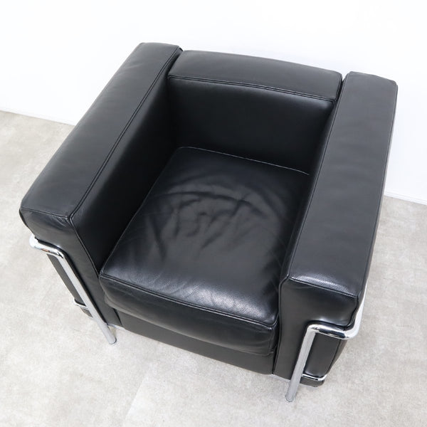 【美品】正規品 Cassina カッシーナ LC2 1人掛けソファ ル・コルビュジエ 本革 No.7