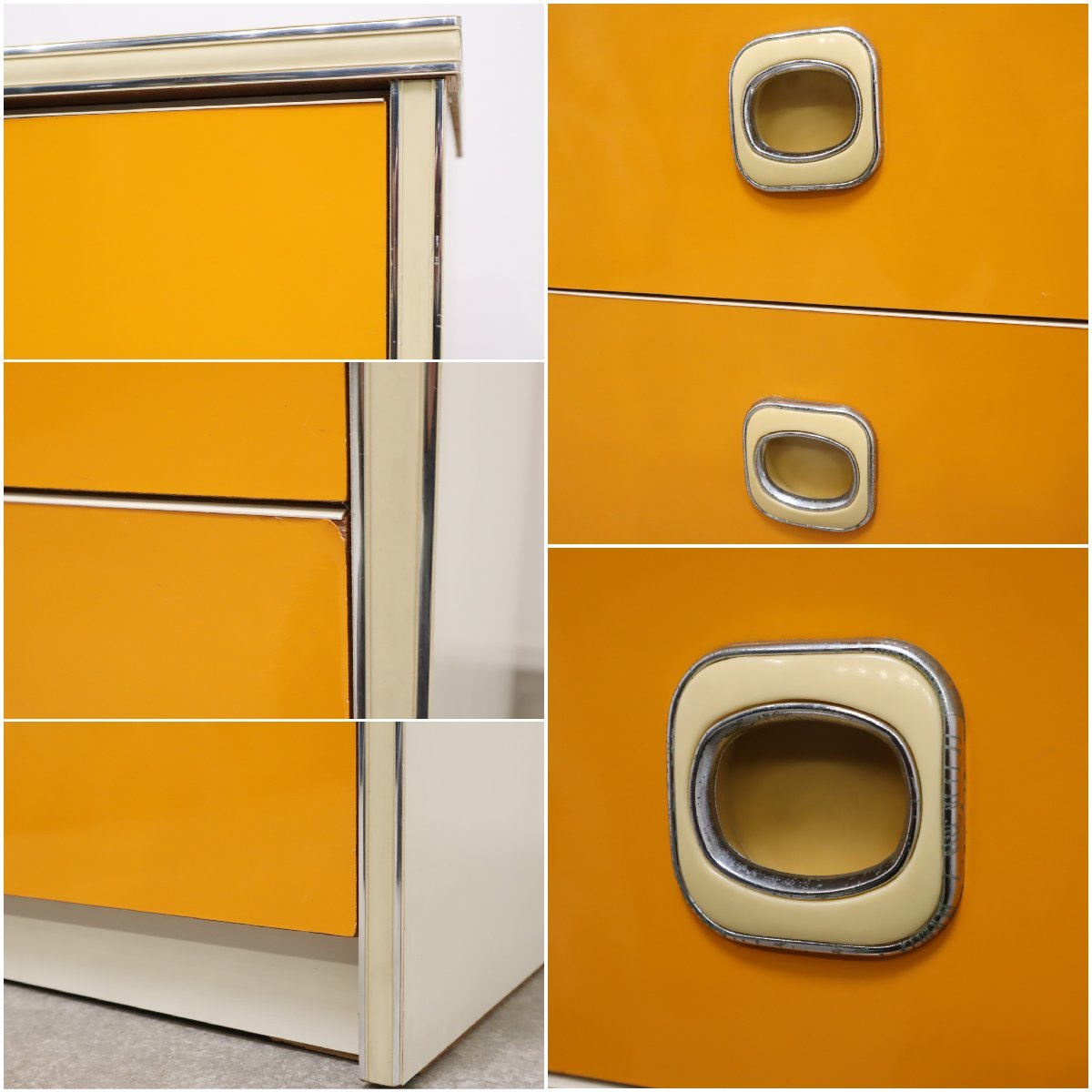 ビビットオレンジ際立つレトロポップチェスト – バナルオンライン