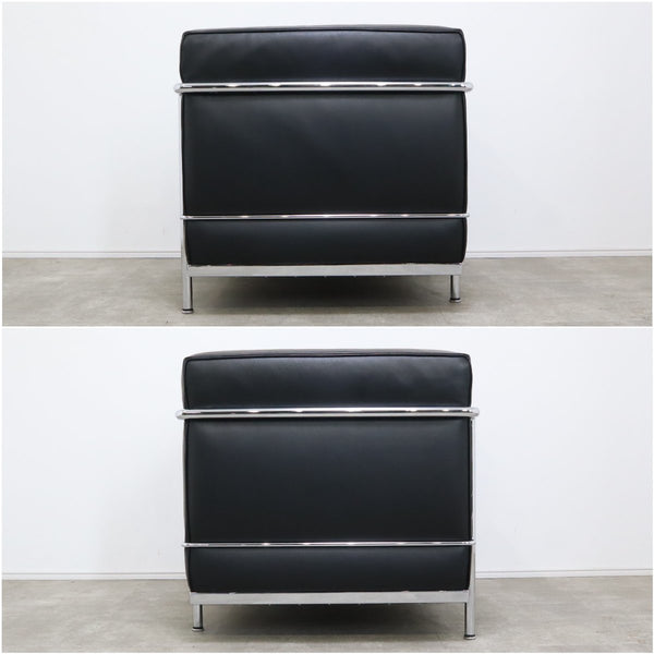 【美品】正規品 Cassina カッシーナ LC2 1人掛けソファ ル・コルビュジエ 本革 No.7