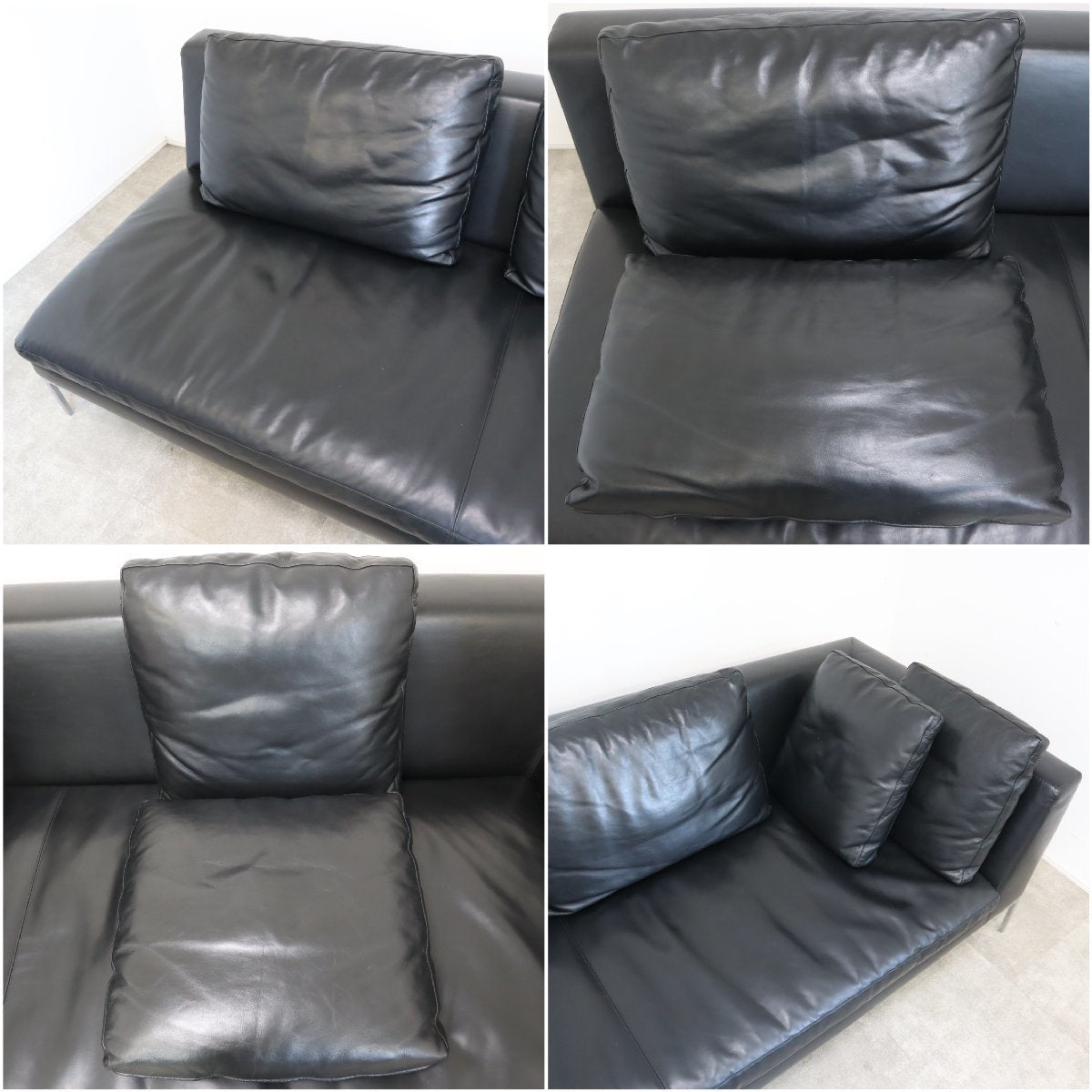 B&B ITALIA クッション 大小6個セット チャールズ ソファ フェザー B&B ITALIA クッション 大小6個セット チャールズ ソファ フェザー B&B