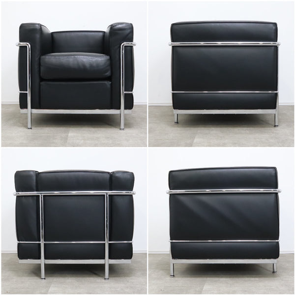 正規品 Cassina カッシーナ LC2 1人掛けソファ ル・コルビュジエ 本革 No.8