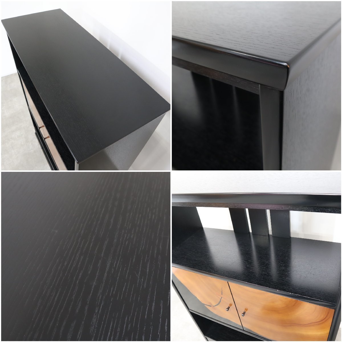 廃盤品！希少な大楠の輪切りを使用した「松岡漆工」飾り棚 – バナル