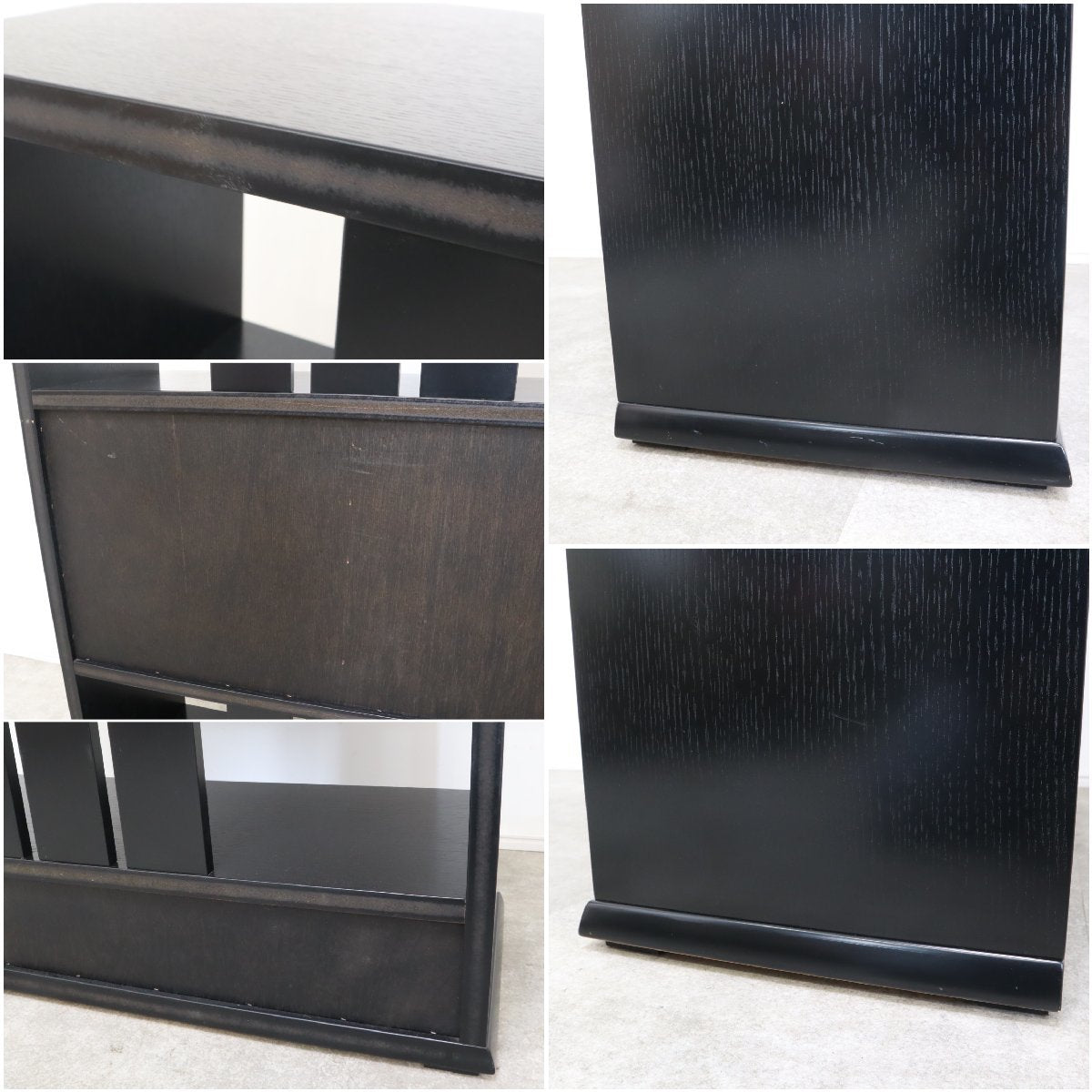 美品□現代和具□松岡漆工□巨木輪切り年輪□コンソールテーブル